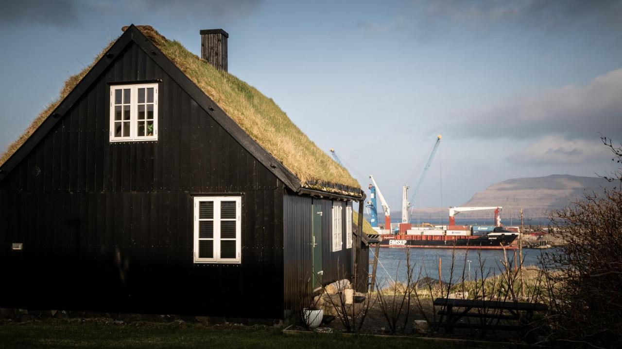 Traditional Faroese House In Torshavns City Center Exterior foto