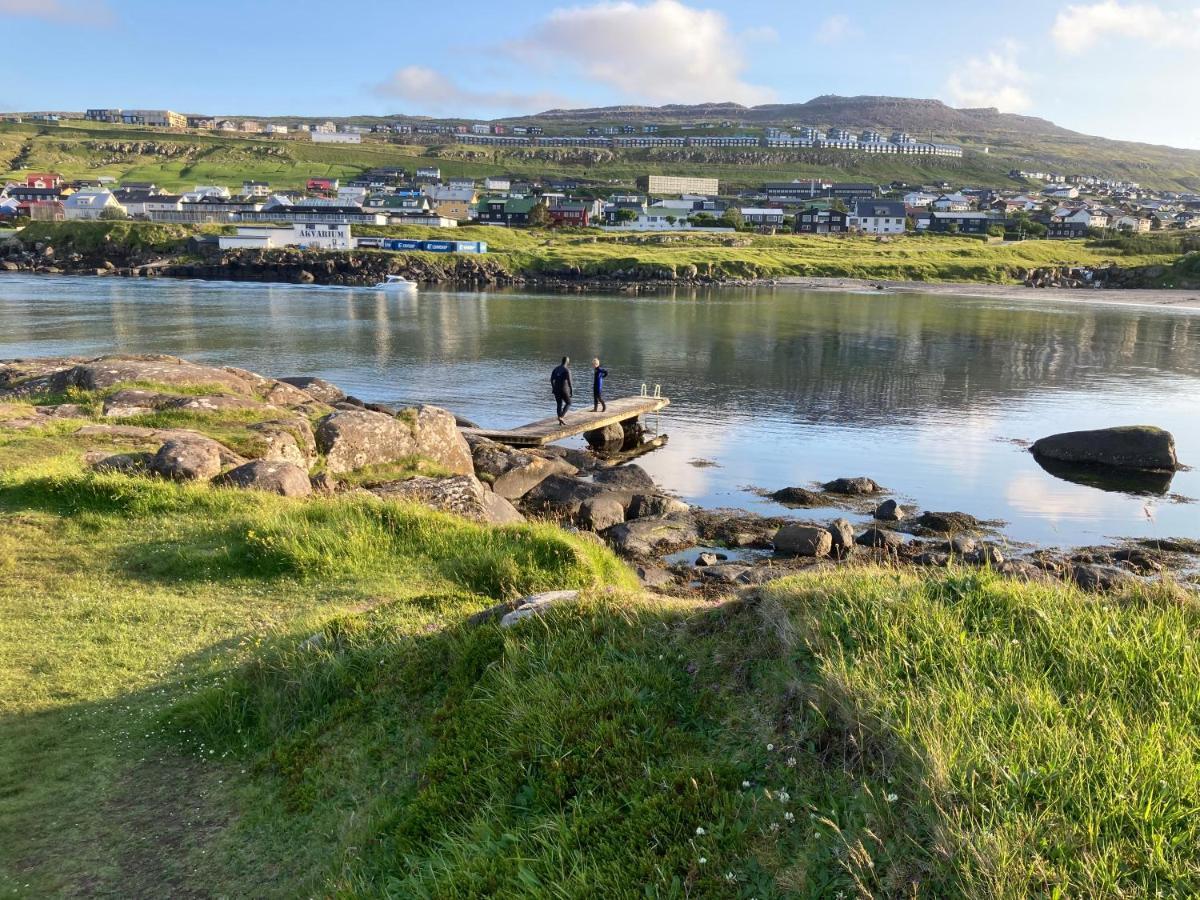 Traditional Faroese House In Torshavns City Center Exterior foto